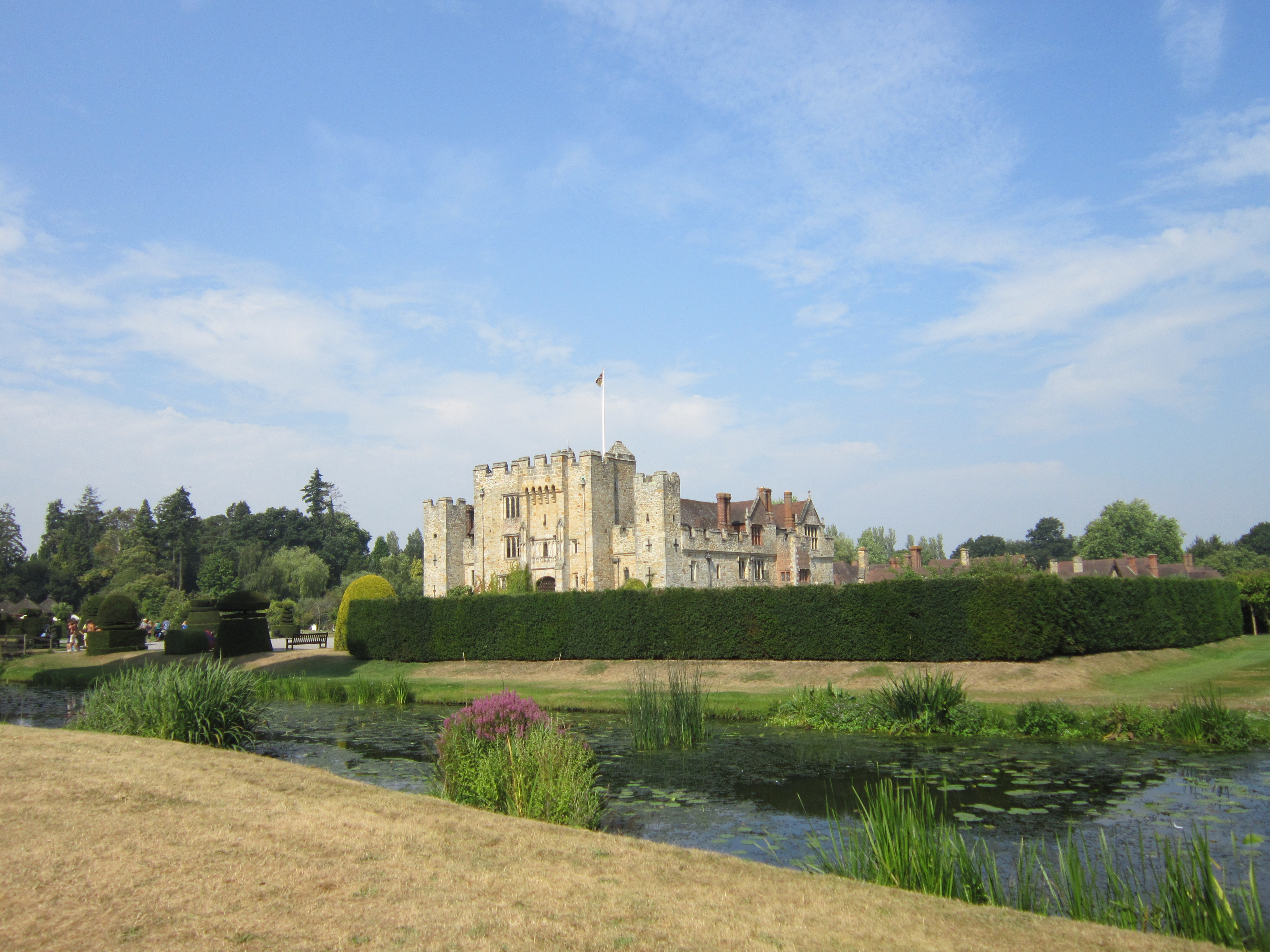 The moat at Hever Castle Image