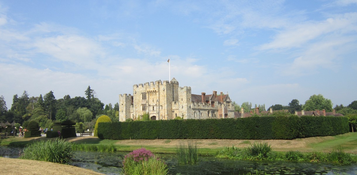 The moat at Hever Castle Image