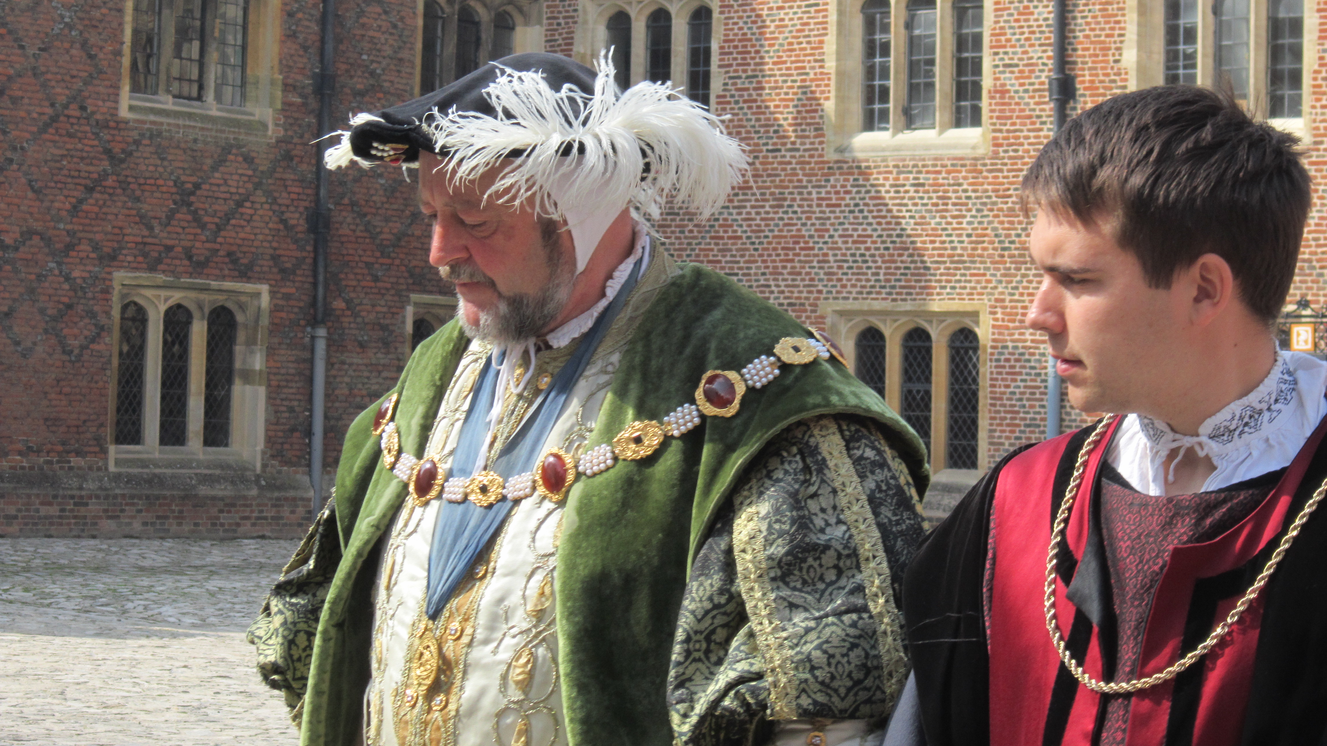 Henry VIII and courtier Image