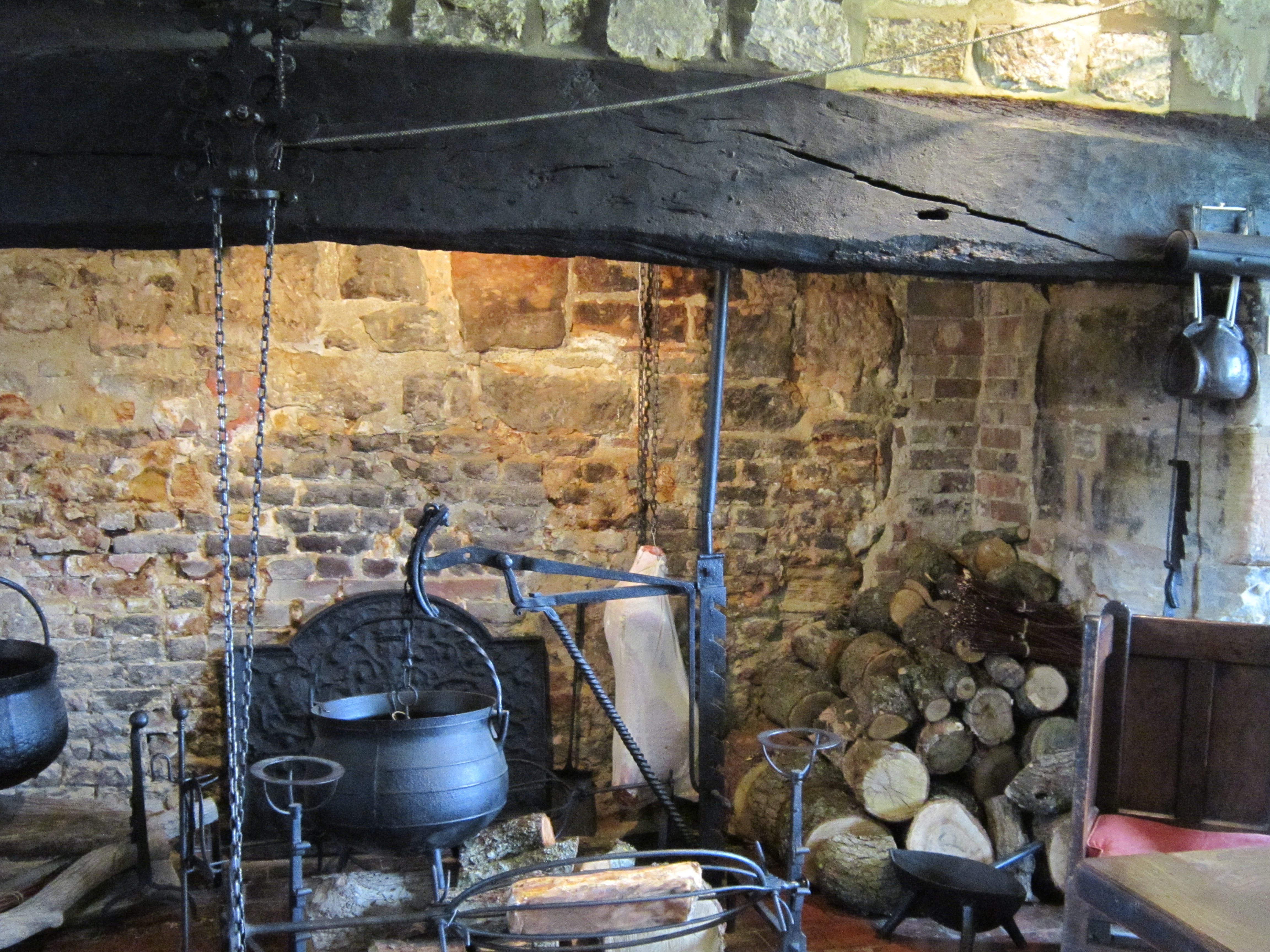 Kitchen fireplace Image